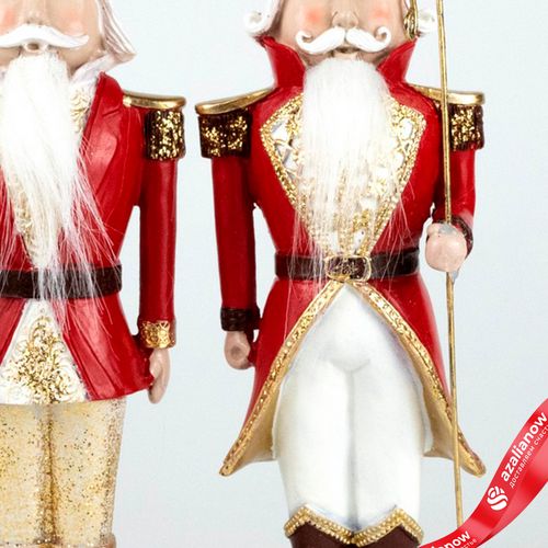 Фото 3: Сувенир «Щелкунчик» (полирезин), Н30,5х9,5х7см, в асс., красный