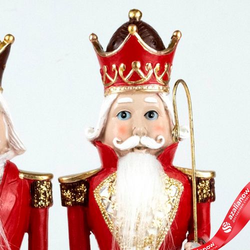 Фото 5: Сувенир «Щелкунчик» (полирезин), Н30,5х9,5х7см, в асс., красный