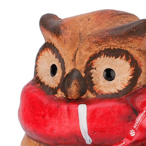 Фото 5: Сувенир «Сова» (керамика), 7,5х6х5,5см, в асс., коричневый