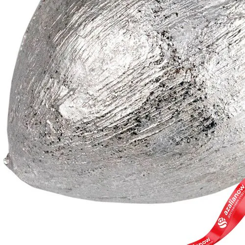 Фото 5: Сувенир «Желудь» (полирезин), Н5,5х9,5см, серебряный