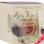 Маленькое фото 5: Свеча в стакане с ароматом «Бергамота и инжира» (30 часов, стекло), D7,5xH8,5см, прозрачный