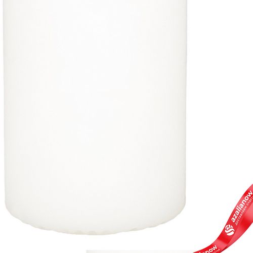 Фото 3: Свеча-столбик, H15xD7см, кремовый