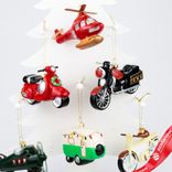 Маленькое фото 5: Украшенеи подвесное «Машина/Мотоцикл» (пластик), 11х5х7см, цв. в асс.