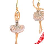 Маленькое фото 3: Украшение подвесное «Балерина» (полирезин), H11,5x5,5x3,5см, в асс., розовый