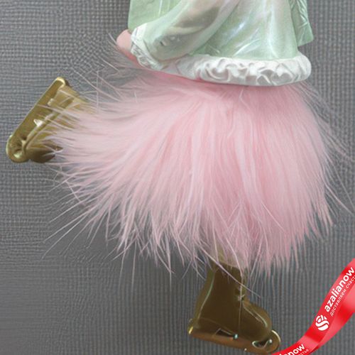 Фото 5: Украшение подвесное «Девочка» (полирезин), H12x5,5x4см, розовый