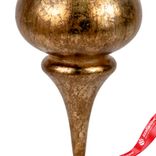 Маленькое фото 5: Украшение подвесное «Юла Антик» (пластик), Н26см, золотой