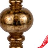 Маленькое фото 3: Украшение подвесное «Юла Антик» (пластик), Н33см, золотой