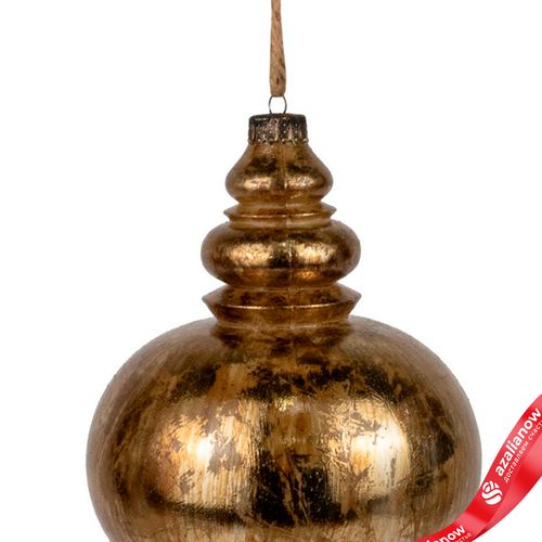 Фото 4: Украшение подвесное «Юла Антик» (пластик), Н33см, золотой