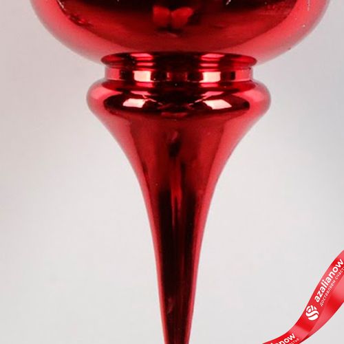 Фото 5: Украшение подвесное «Юла» (пластик), Н25см, красный