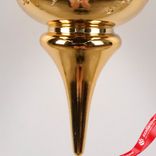 Маленькое фото 5: Украшение подвесное «Юла» (пластик), Н25см, золотой