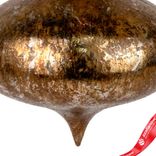 Маленькое фото 5: Украшение подвесное «Луковица Антик» (пластик), 10см, золотой