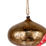 Маленькое фото 2: Украшение подвесное «Луковица Антик» (пластик), 16см, золотой