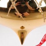 Маленькое фото 5: Украшение подвесное «Луковица» (пластик), 10см, золотой