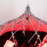 Маленькое фото 4: Украшение подвесное «Луковица» (пластик), 16см, красный