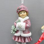 Маленькое фото 4: Украшение подвесное «Мальчик/Девочка» (полирезин), H11,5x5x3,5см, в асс.