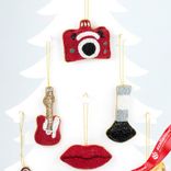 Маленькое фото 5: Украшение подвесное с бисером, 10см, в асс.