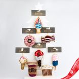 Маленькое фото 1: Украшение подвесное с бисером (сладости), 10см, в асс.