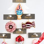 Маленькое фото 4: Украшение подвесное с бисером (сладости), 10см, в асс.