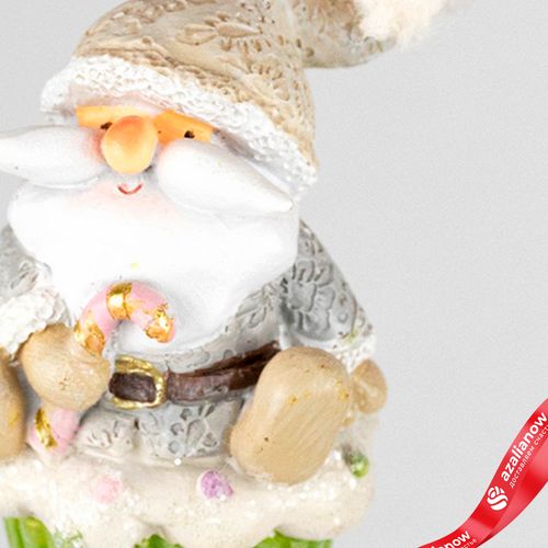 Фото 3: Украшение подвесное «Санта на капкейке» (полирезин), Н9,5х6,5х5,5см, зеленый