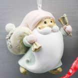 Маленькое фото 4: Украшение подвесное «Санта» (полирезин), Н7х7х4см, в асс., серый