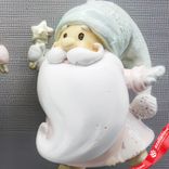 Маленькое фото 5: Украшение подвесное «Санта» (полирезин), Н7х7х4см, в асс., серый