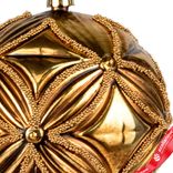 Маленькое фото 3: Украшение подвесное «Шар» (пластик), D10см, золотой