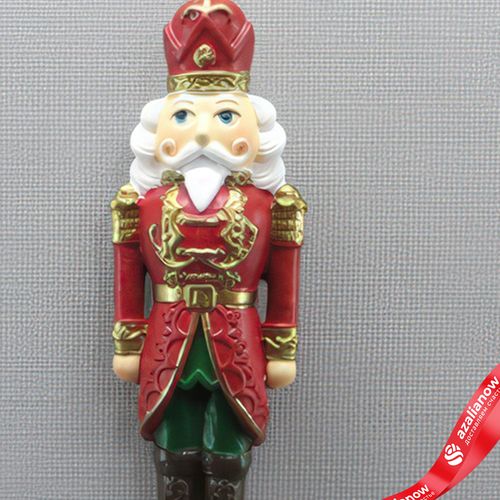 Фото 3: Украшение подвесное «Щелкунчик» (полирезин), H12x4x3см, красный