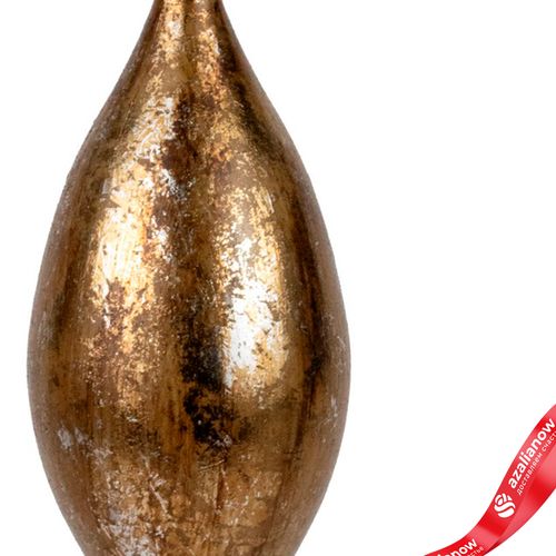 Фото 3: Украшение подвесное «Шишка» (пластик), H15х7см, золотой