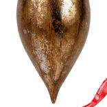 Маленькое фото 5: Украшение подвесное «Шишка» (пластик), H15х7см, золотой