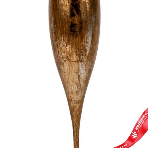 Фото 5: Украшение подвесное «Сосулька Антик» (пластик), Н33см, золотой