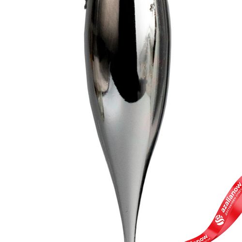 Фото 5: Украшение подвесное «Сосулька» (пластик), Н33см, серебряный