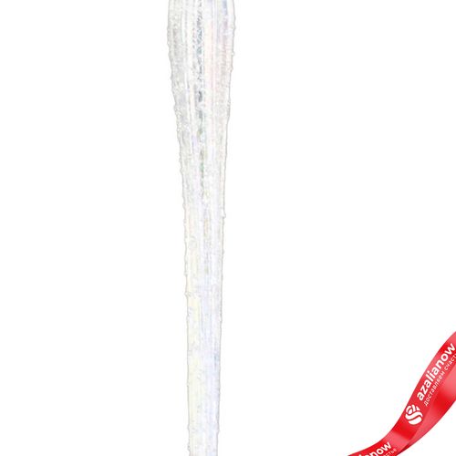 Фото 4: Украшение подвесное «Сосулька» (стекло), 16см, белый