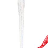 Маленькое фото 4: Украшение подвесное «Сосулька» (стекло), 16см, белый