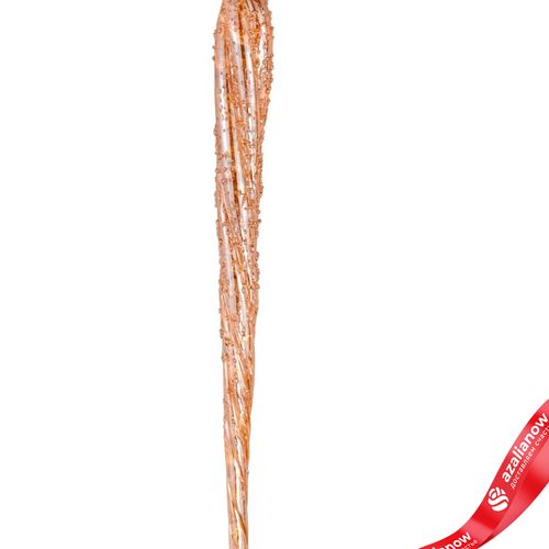 Фото 2: Украшение подвесное «Сосулька» (стекло), 20см, золотой