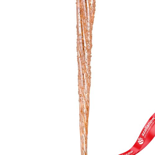 Фото 3: Украшение подвесное «Сосулька» (стекло), 20см, золотой