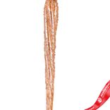 Маленькое фото 4: Украшение подвесное «Сосулька» (стекло), 20см, золотой