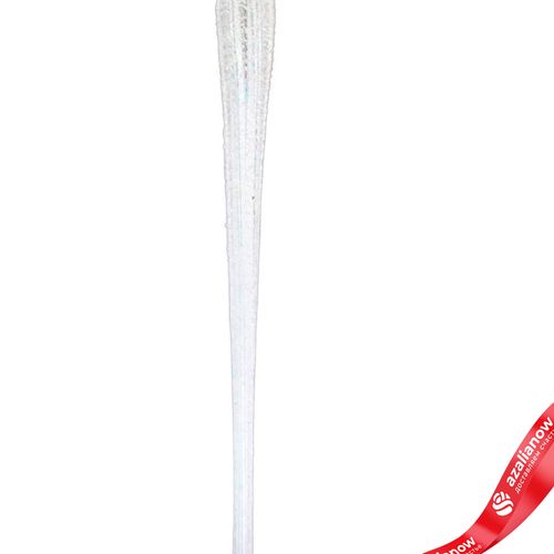 Фото 2: Украшение подвесное «Сосулька» (стекло), 25см, белый