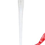 Маленькое фото 4: Украшение подвесное «Сосулька» (стекло), 20см, белый