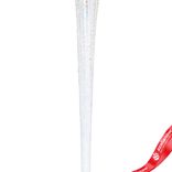 Маленькое фото 5: Украшение подвесное «Сосулька» (стекло), 20см, белый