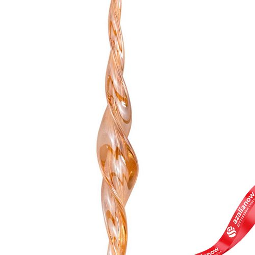 Фото 4: Украшение подвесное «Сосулька» (стекло), спираль, 20см, золотой