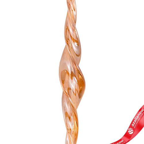 Фото 5: Украшение подвесное «Сосулька» (стекло), спираль, 20см, золотой