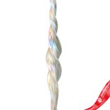 Маленькое фото 5: Украшение подвесное «Сосулька» (стекло), спираль, 25см, белый