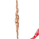 Маленькое фото 2: Украшение подвесное «Сосулька» (стекло), 25см, золотой