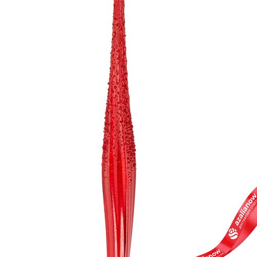 Фото 4: Украшение подвесное «Сосулька» (стекло), Н16см, красный