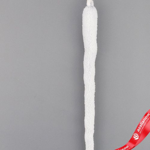 Фото 2: Украшение подвесное «Сосулька заснеженная» (пластик), 30см, белый