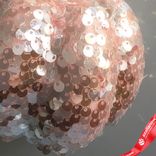 Маленькое фото 5: Украшение подвесное «Тыква», D11см, розовый