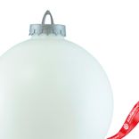 Маленькое фото 3: Украшение «Шар» (пластик), D15см, белый