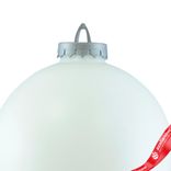Маленькое фото 4: Украшение «Шар» (пластик), D15см, белый