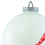 Маленькое фото 5: Украшение «Шар» (пластик), D15см, белый
