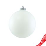 Маленькое фото 1: Украшение «Шар» (пластик), D24см, белый